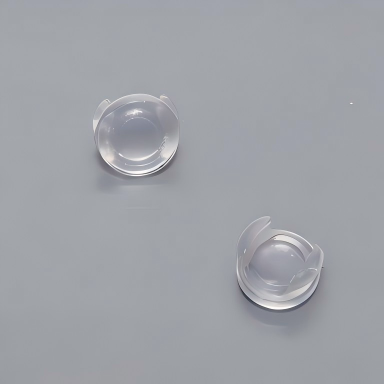 Snap-in LED Lens & Protective Spacer | Flame-Retardant PC Mounting Clip for PCB Indicator Lights