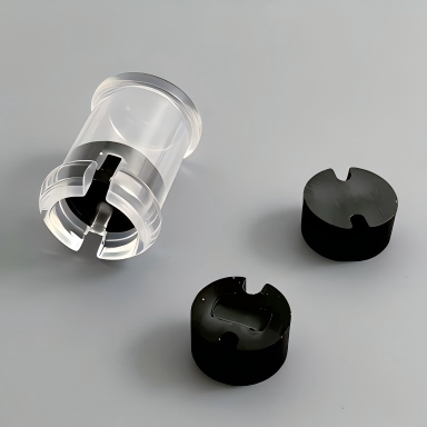 Insert de séparateur LED noir Nylon66 | Base isolante UL94V-2 pour lentilles de tuyaux légers