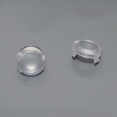 Snap-in LED Lens & Protective Spacer | Flame-Retardant PC Mounting Clip for PCB Indicator Lights