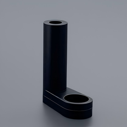 Supports de séparateur de PCB en nylon à angle droit de type L de la série ZL (fil M3 · noir)