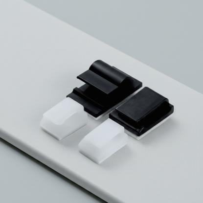 ZNC Series Self-Adhesive Nylon Wire Mounts / Cable Clips (6 Sizes)