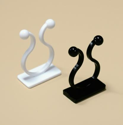 ZKL Series Self-Adhesive Nylon Cable Clips / Wire Mounts (6 Sizes)