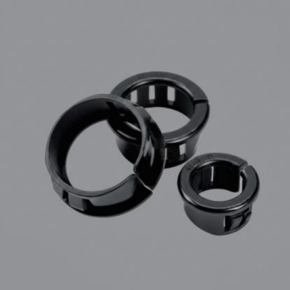 ZOSB Series Snap Bushings / Cable Bushings (11 Sizes · Φ8.7–89mm · Black)