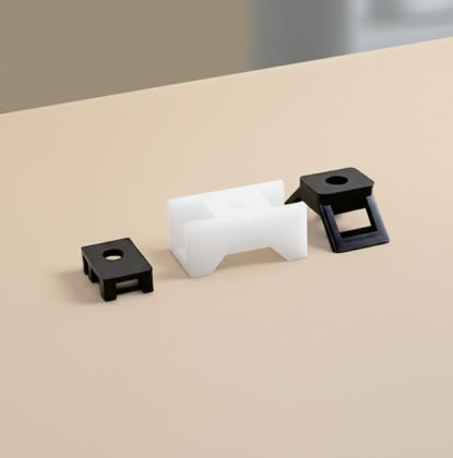 HC-0 Series Saddle-Type Wire Clips / Cable Mounts (Nylon66 · Natural)