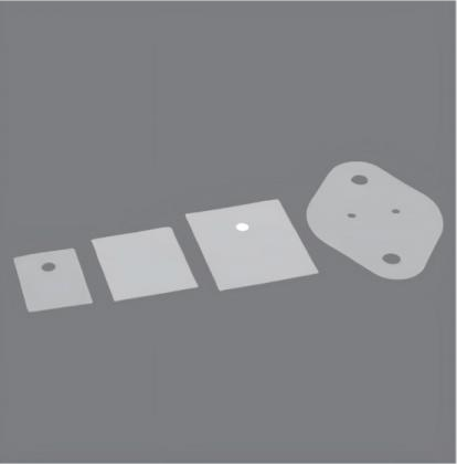 ZTO-3 Series Silicone Rubber Thermal Pad for TO-3 Transistor (42×30mm)
