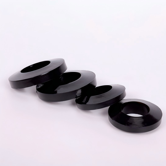 Rubber Elastic Pads / O-Ring Bushings (5 Sizes · Rubber · Black)