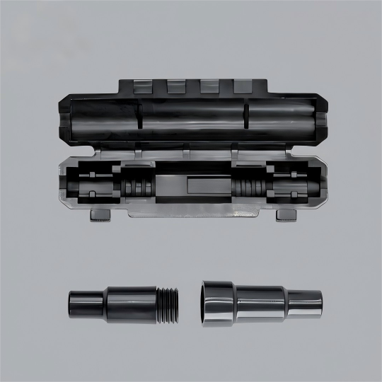Soporte de fusible de nylon espiral / cubierta de fusible (5 × 20 mm y 6 × 30 mm · Nylon66 · Negro)