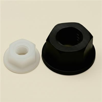 ZM-F Series Nylon Flange Nuts (M3–M12 & M12×1.5–M63×1.5)