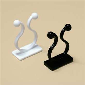 ZKL Series Self-Adhesive Nylon Cable Clips / Wire Mounts (6 Sizes)