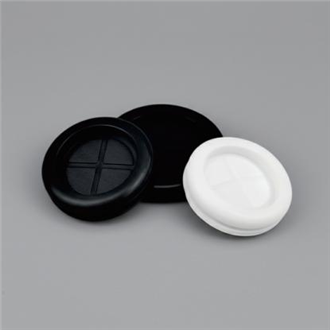 Slit Round Rubber Grommets / Cable Bushings (38 Sizes · 6–110mm · Black)
