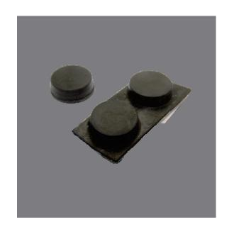 ZXG Series Self-Adhesive Rubber Feet (10 Sizes · 3M/T4000 Tape · Black)