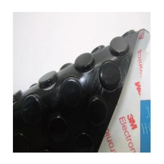 ZBJP Series Flat Cylindrical Self-Adhesive Rubber/Silicone Feet (4 Sizes · 3M Tape)