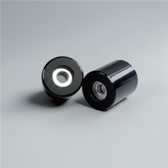 Round Rubber Feet / Equipment Feet (120+ Sizes · Rubber · Black)