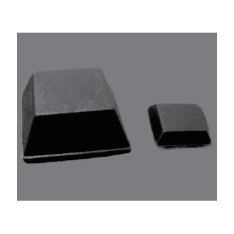 ZXT Series Self-Adhesive Rubber Feet (3 Sizes · 3M/T4000 Tape · Black)