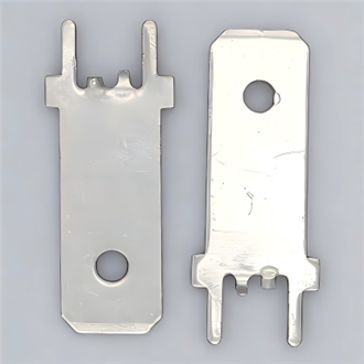 ZPC-250B/250C PCB Tab Terminals (6.3mm · Multi-Hole · Brass Tin-Plated · 2000 PCS)